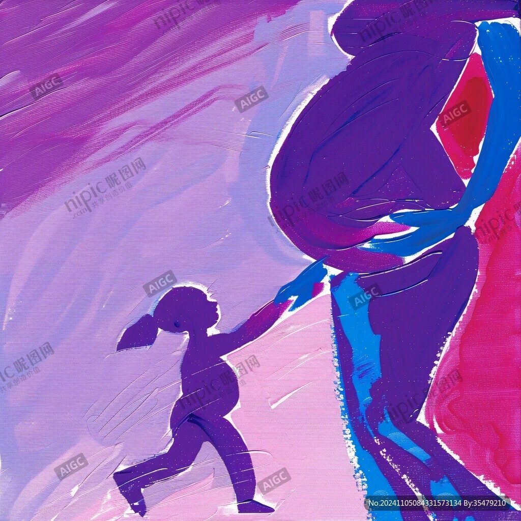 孕早期插画