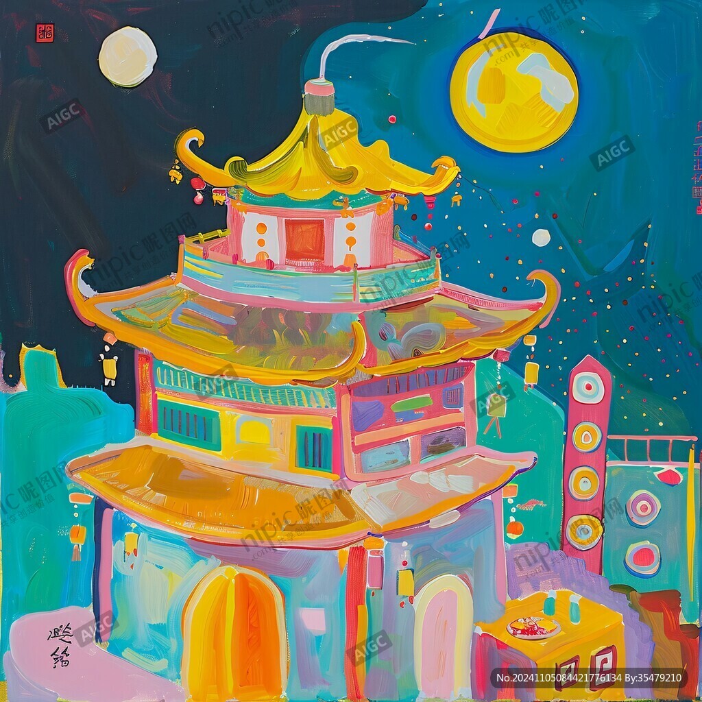崇安阁插画