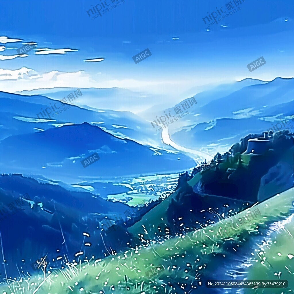 宽屏风景画