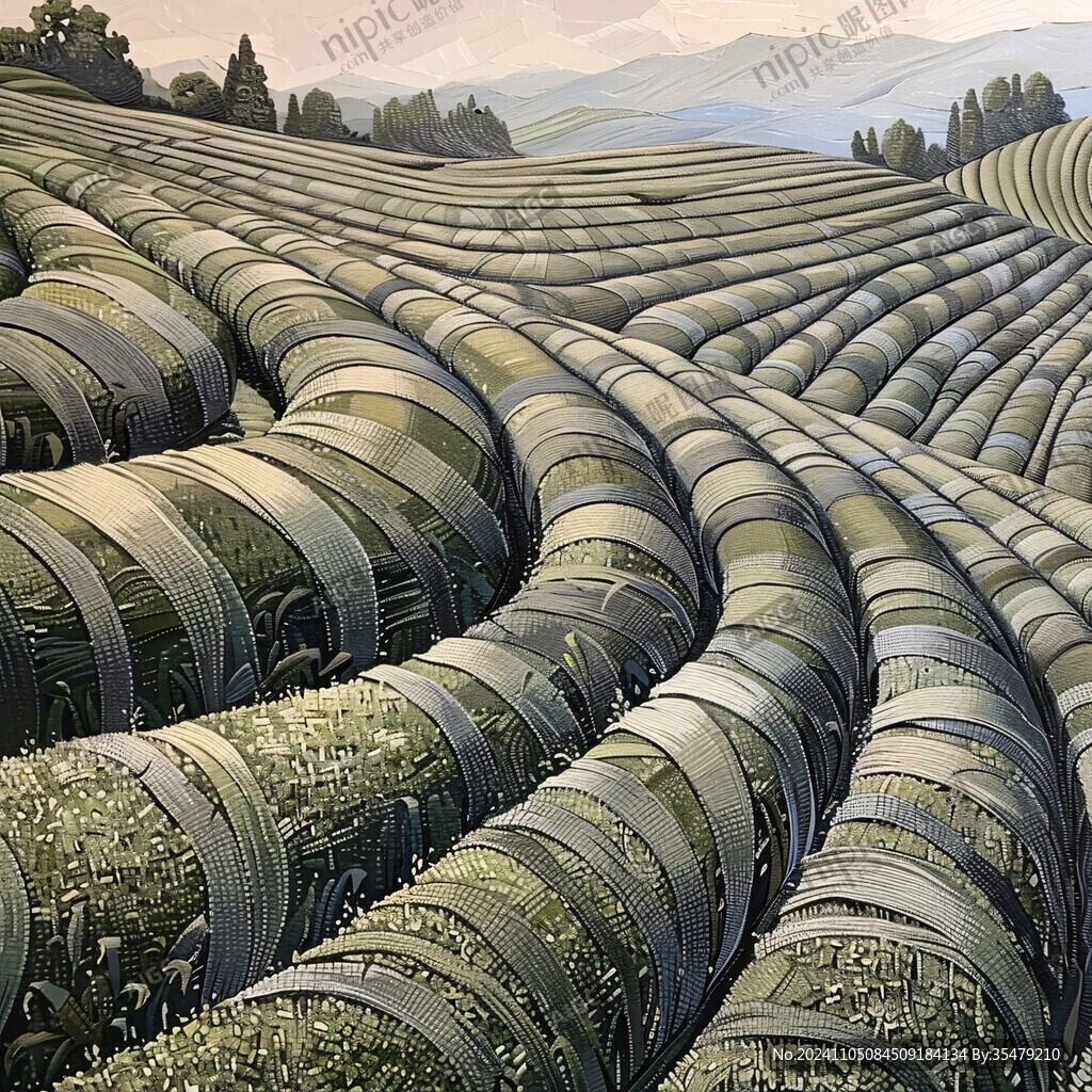 茶园装饰画