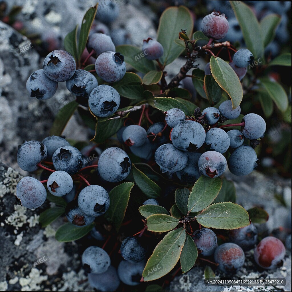 山间野蓝莓