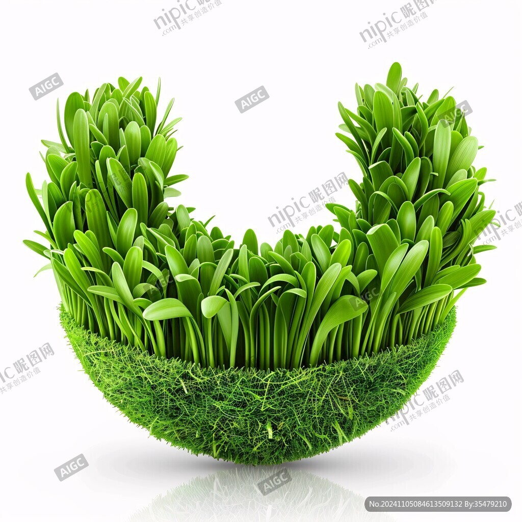 绿色环保造型