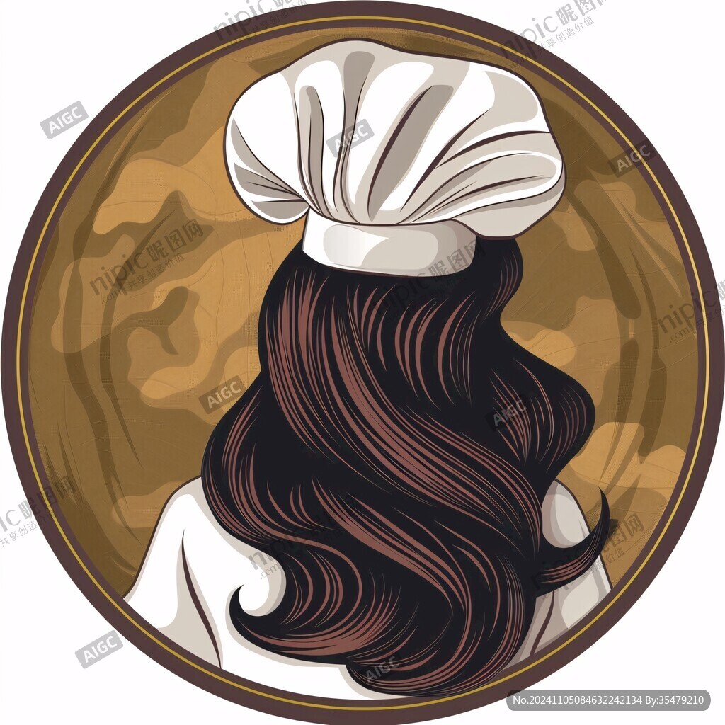 美女厨师logo