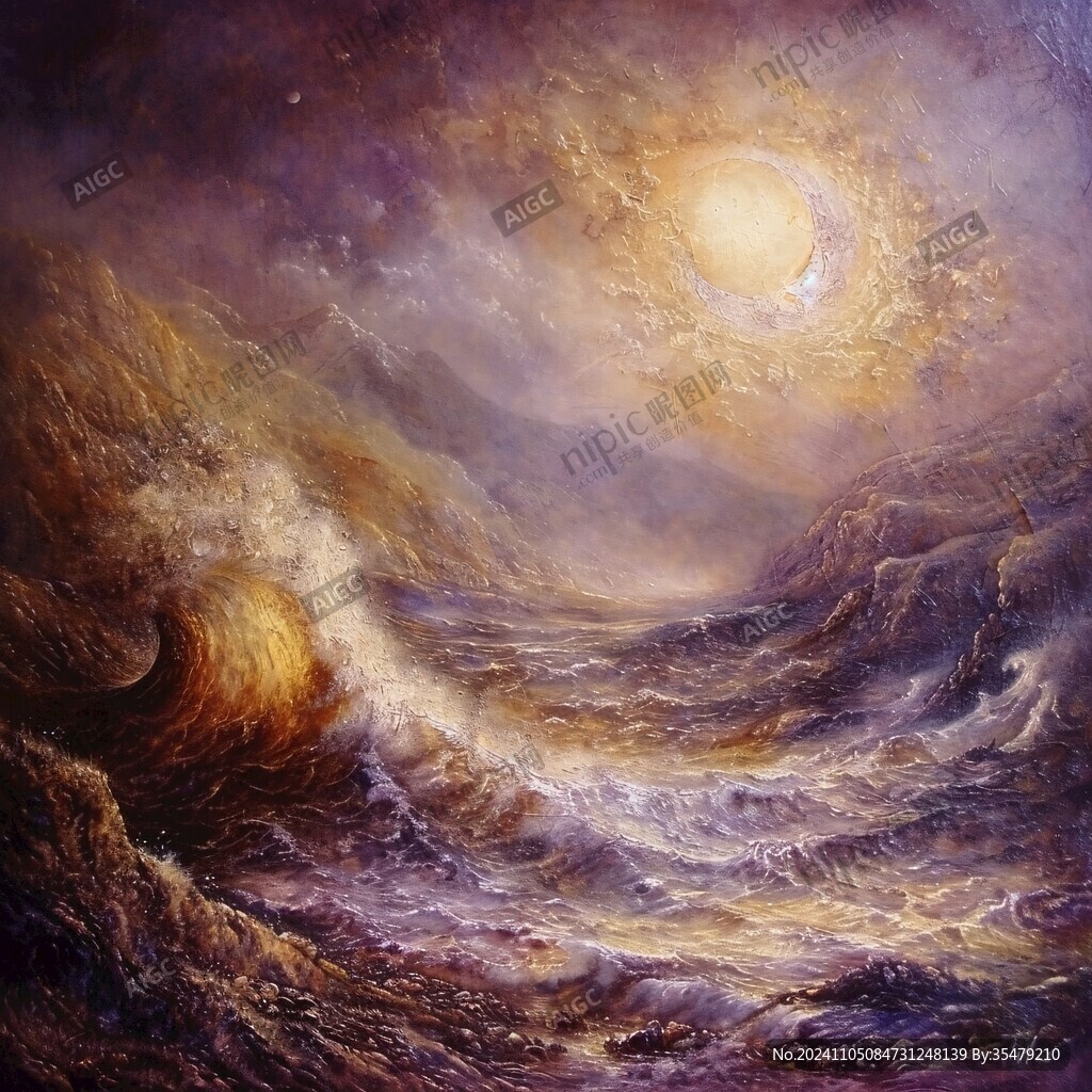 海洋流体画宇宙