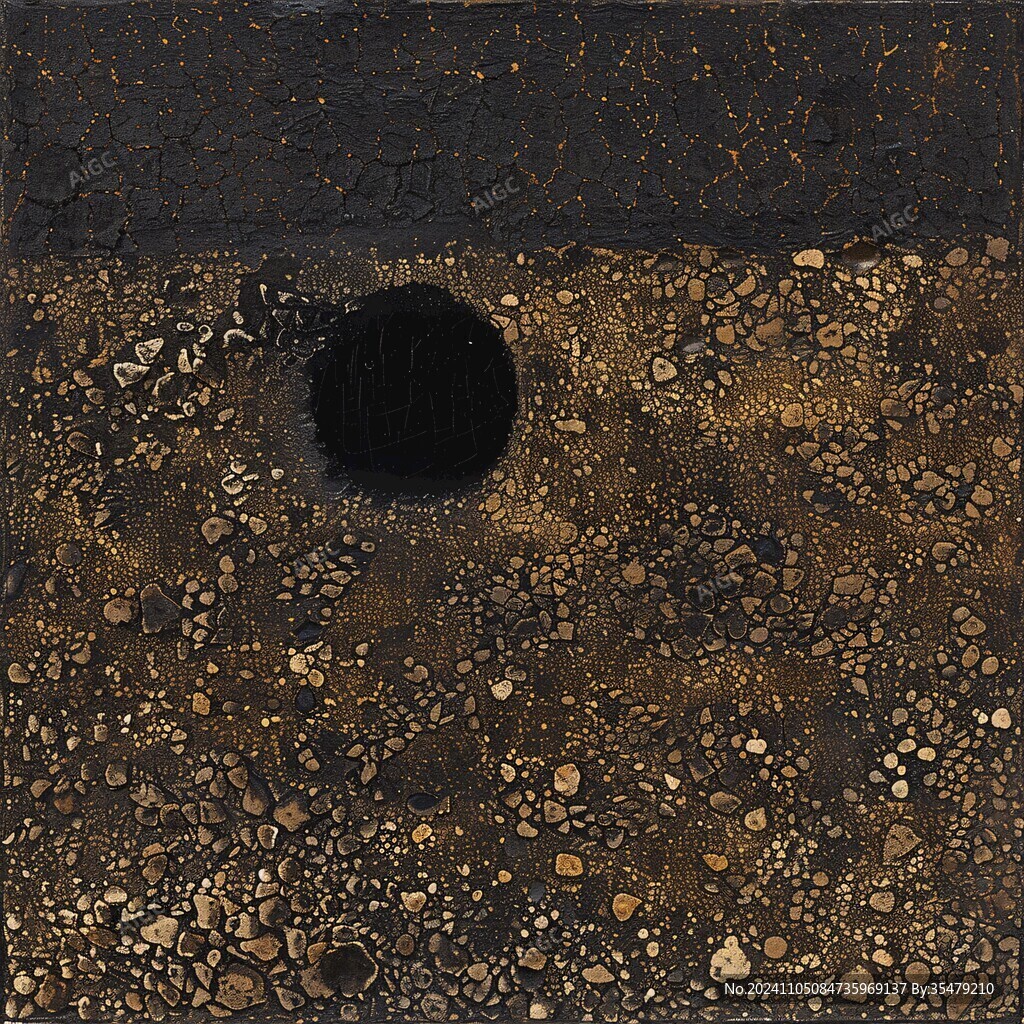 泥点抽象图