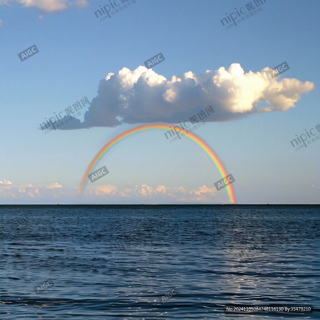 海边彩虹