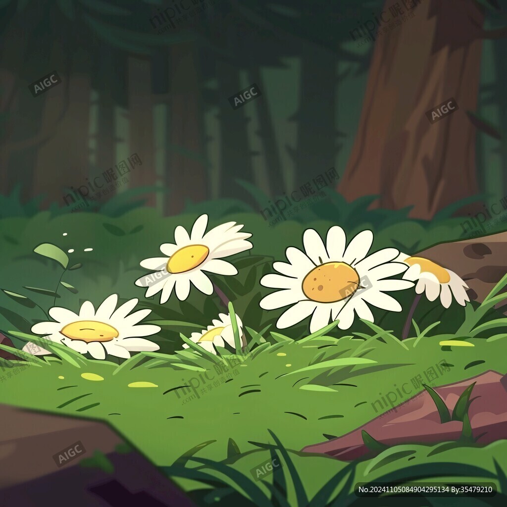 山林花丛草丛丛林