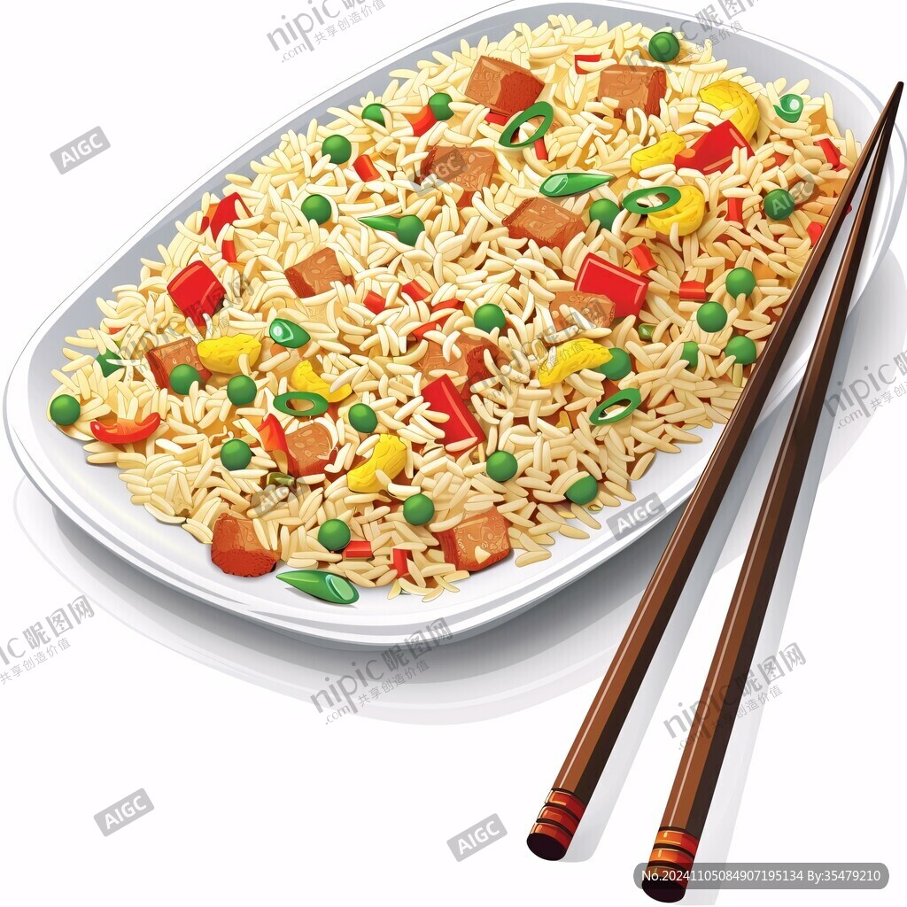 炒饭素材图片