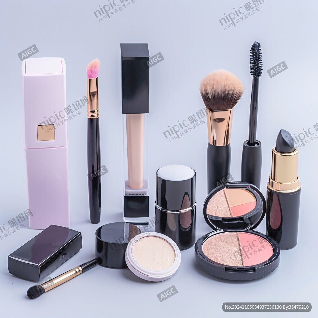 全套化妆品效果图