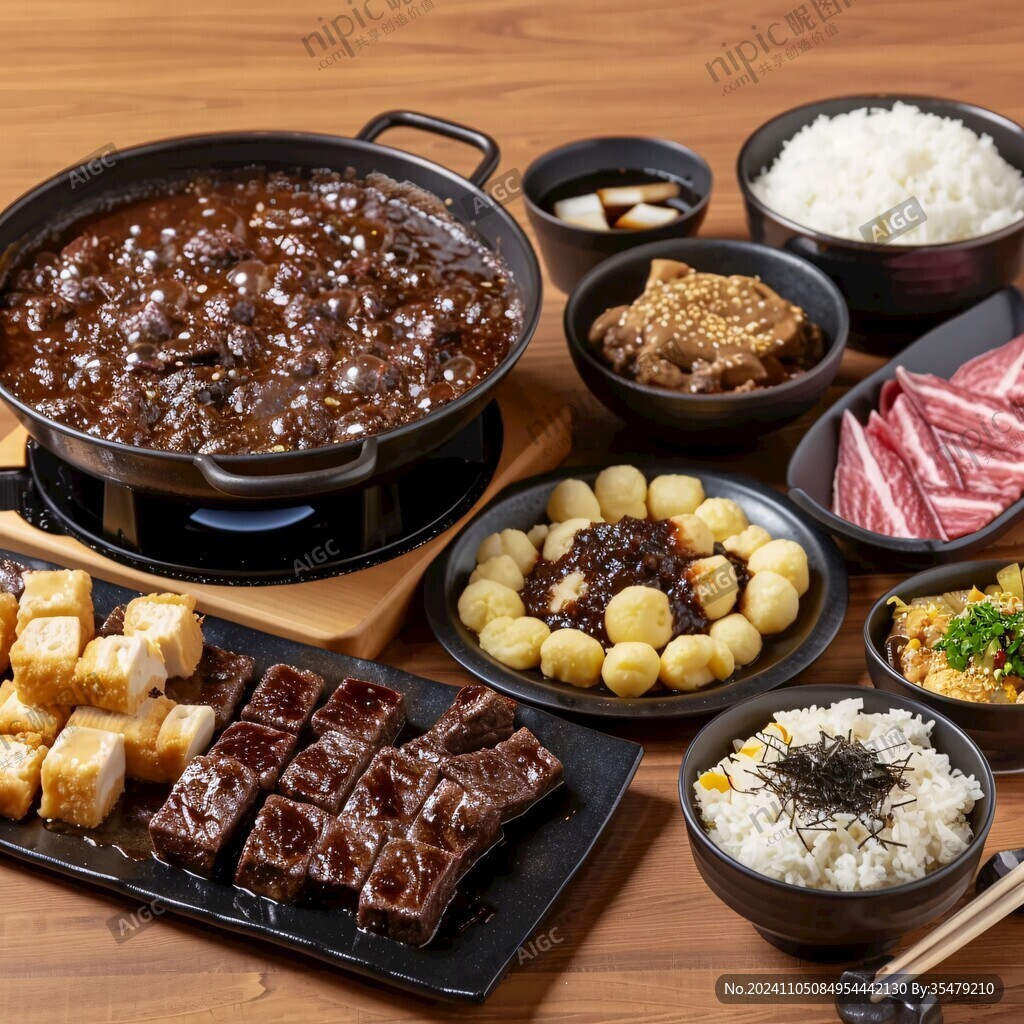 牛肉小火锅套餐定食