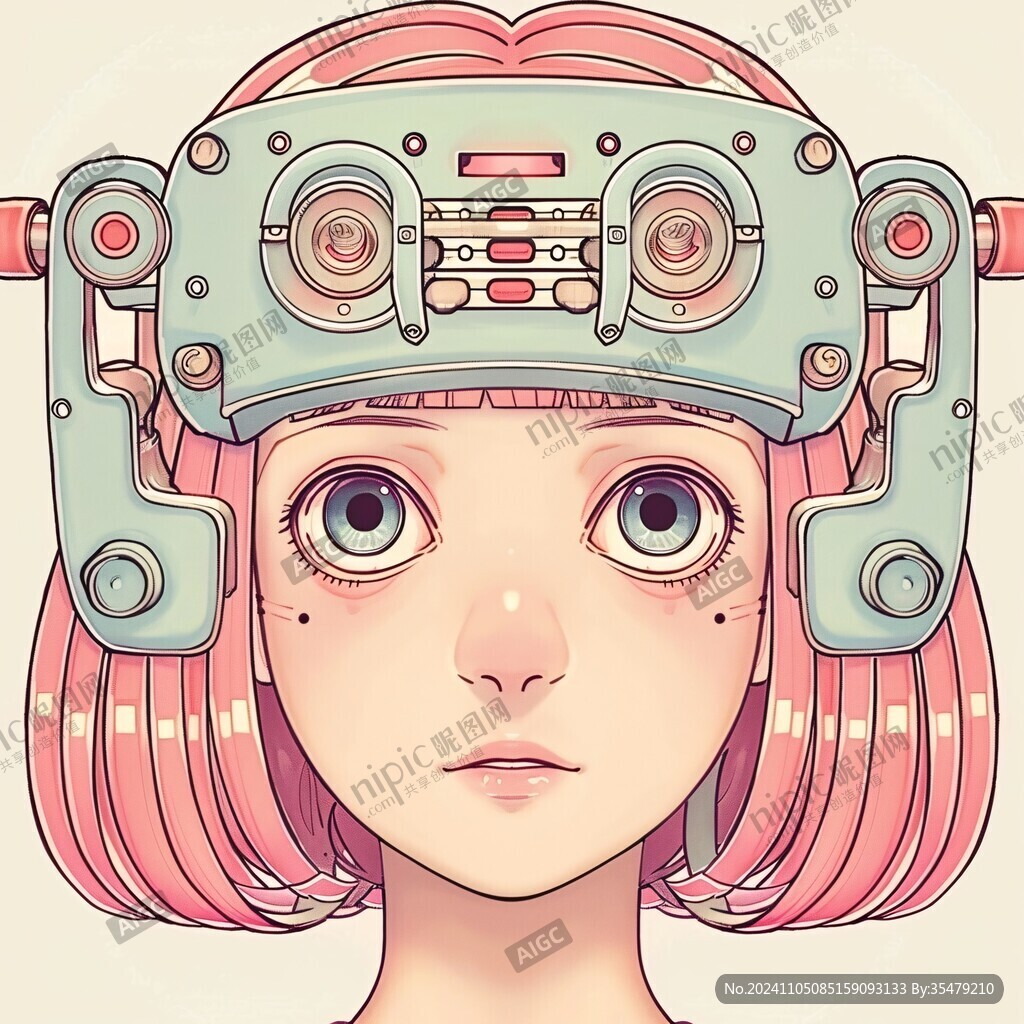 器械人头图案
