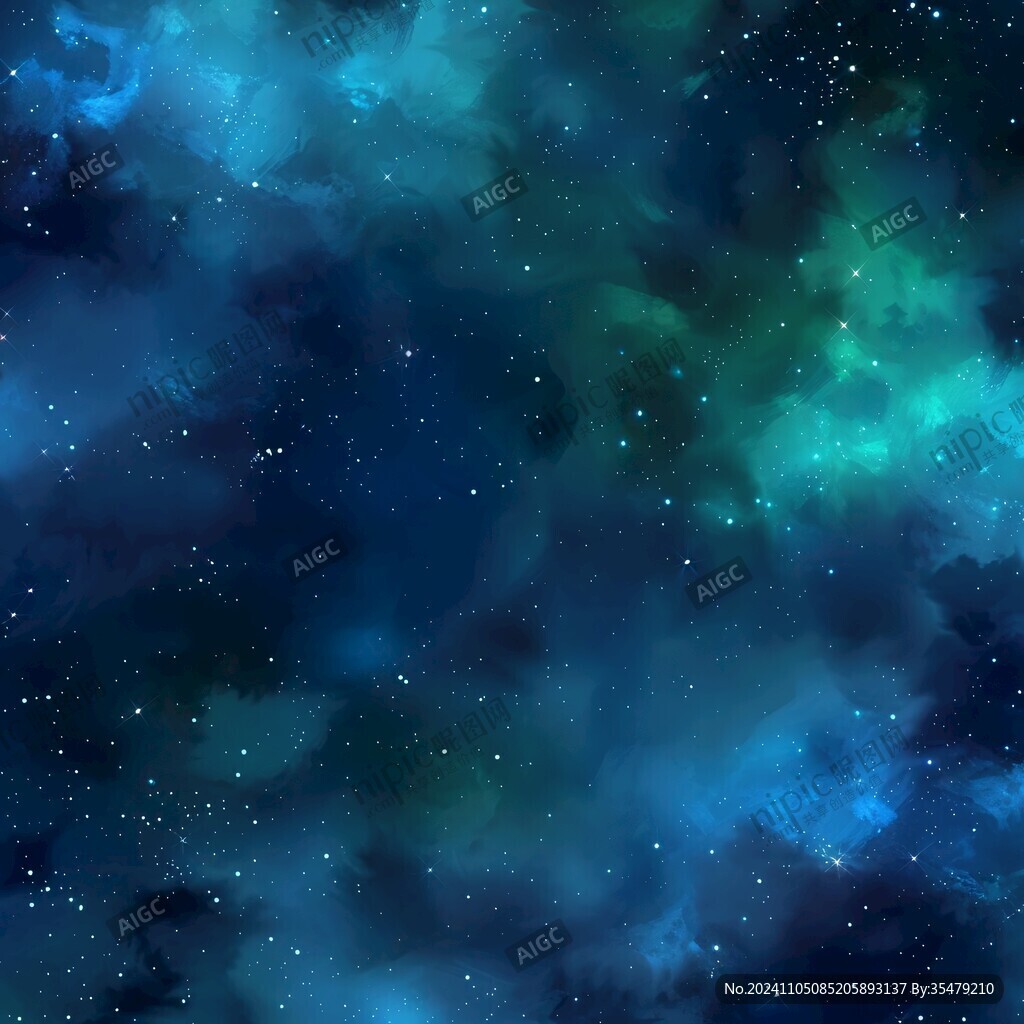 水彩广告背景星空背景