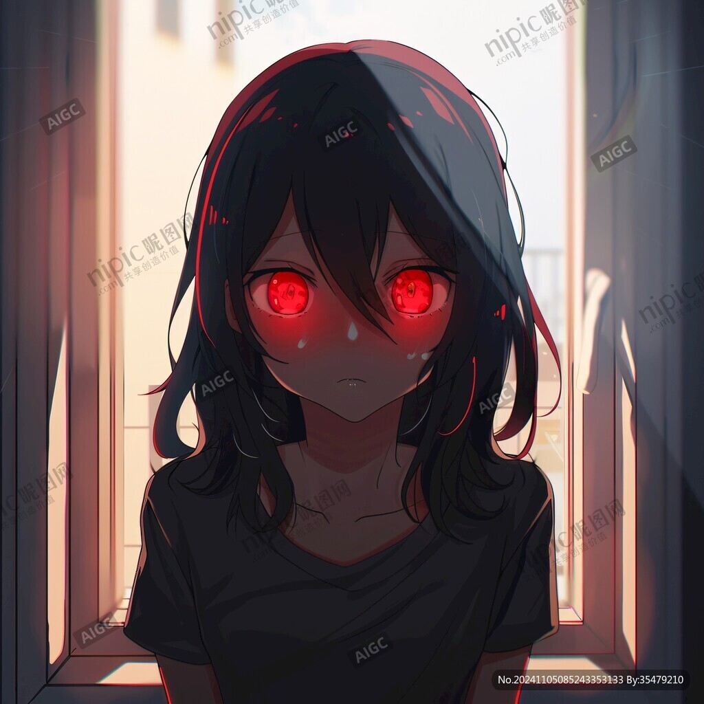 哭红双眼