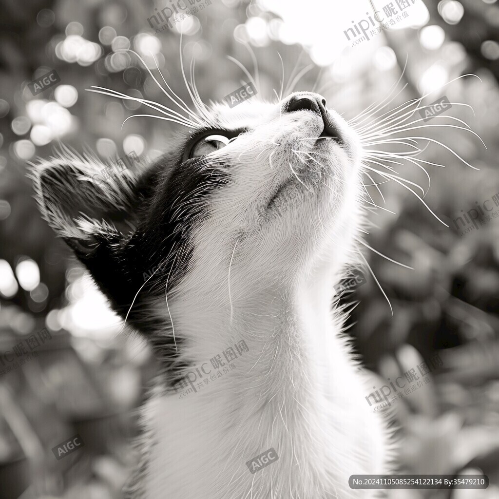 阳光下的猫咪