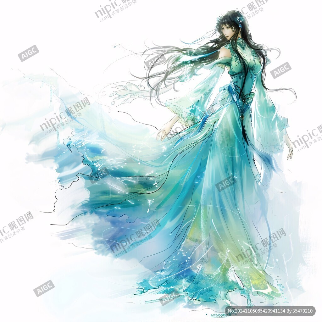 唯美古风美女人物