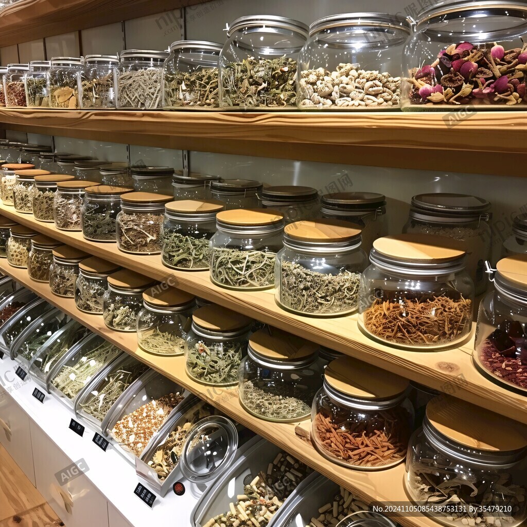 花茶货架