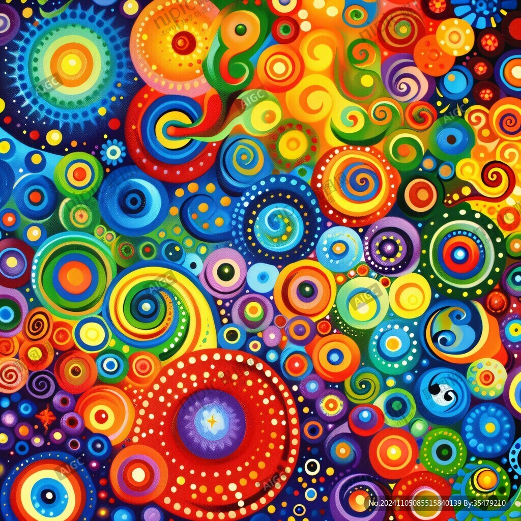 3d印花旋涡背景