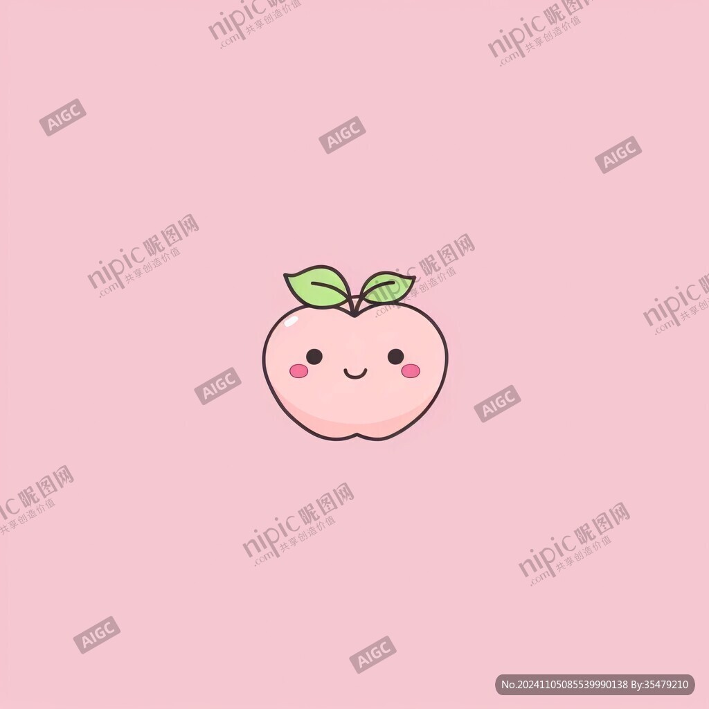 卡通小桃子