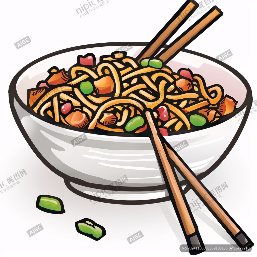 卤面插画