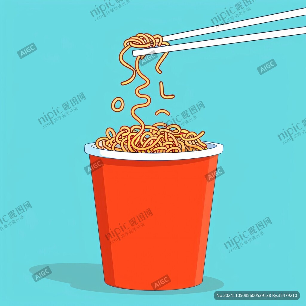 卡通泡面
