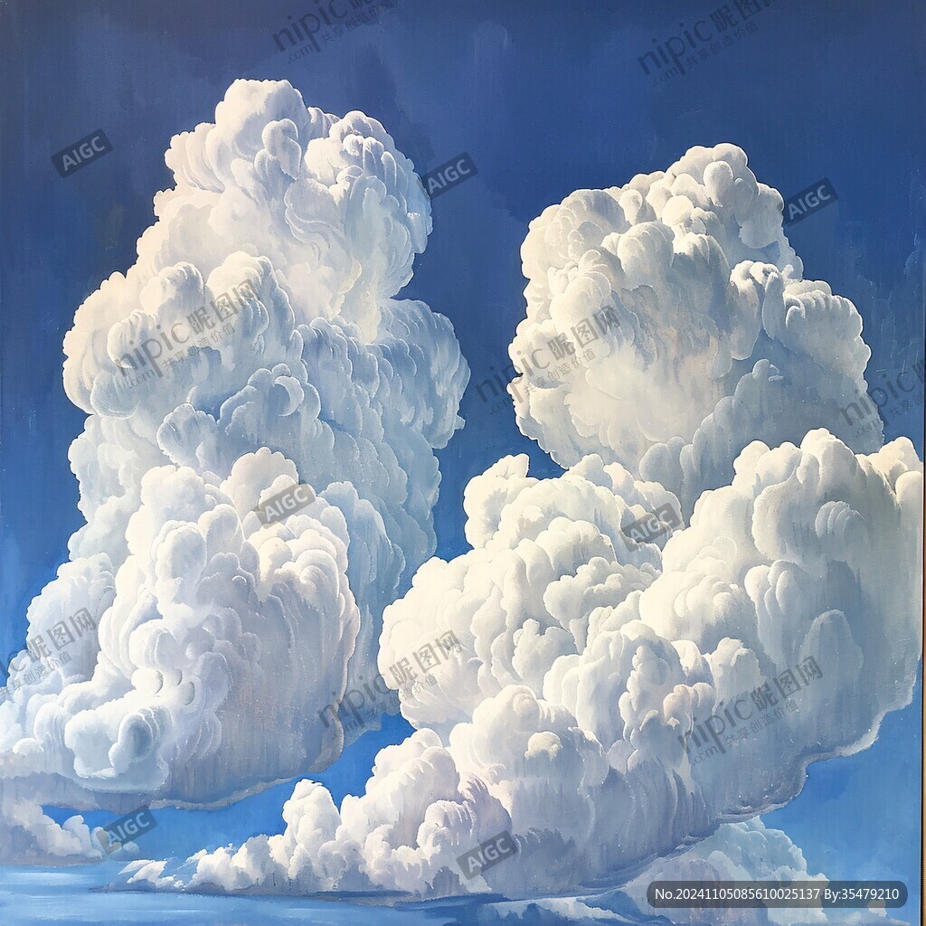 天空立体画