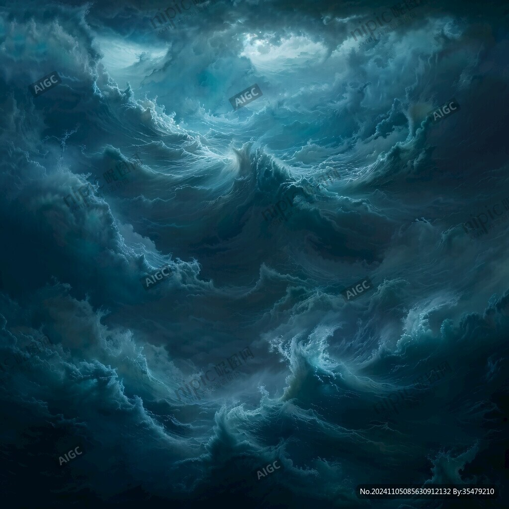 海洋流体画宇宙