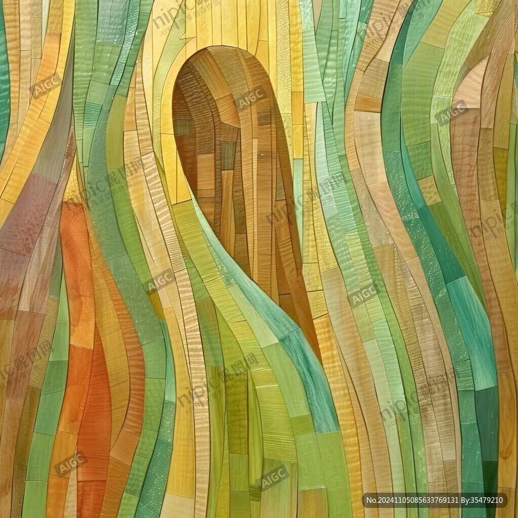 马赛克条纹流线型设计