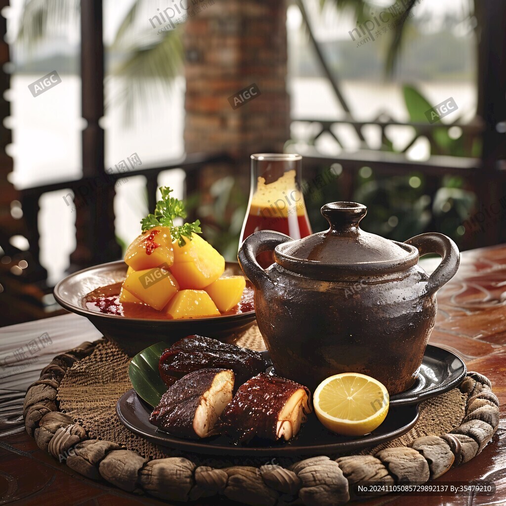 围炉煮茶与水果美食