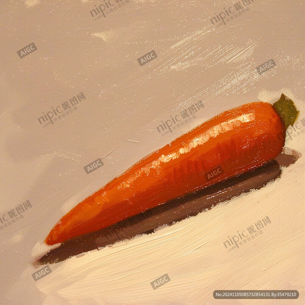 胡萝卜画画