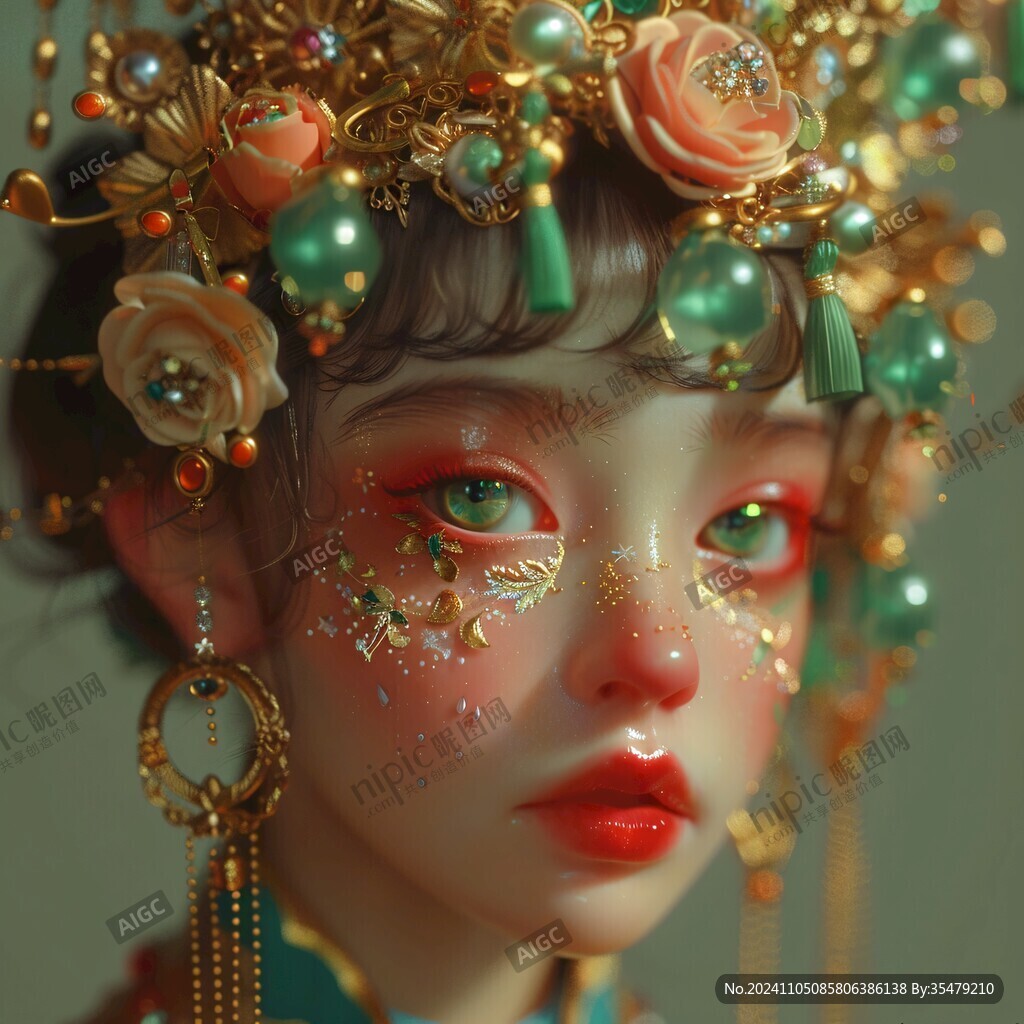 国潮风花旦