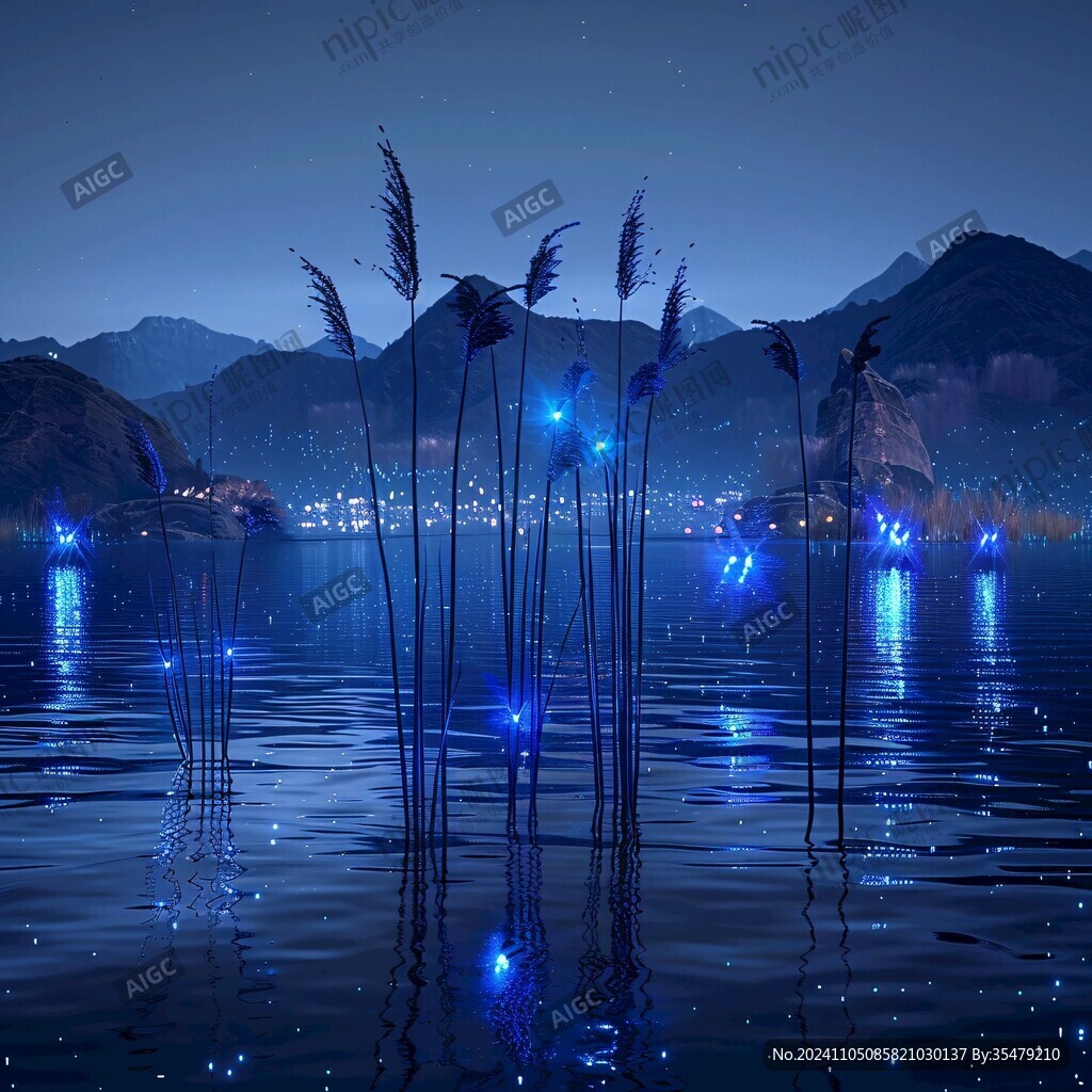 水面星光璀璨