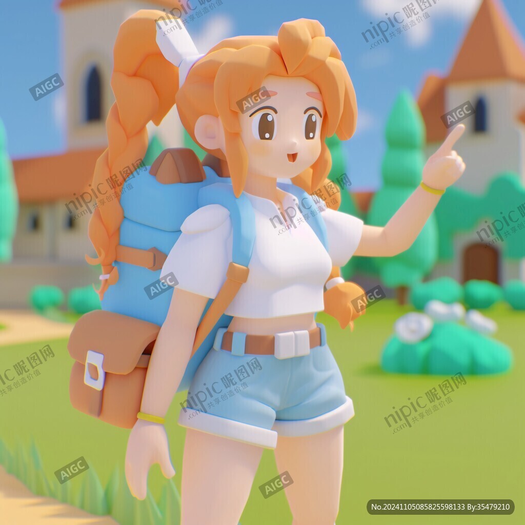 lowpoly橙子