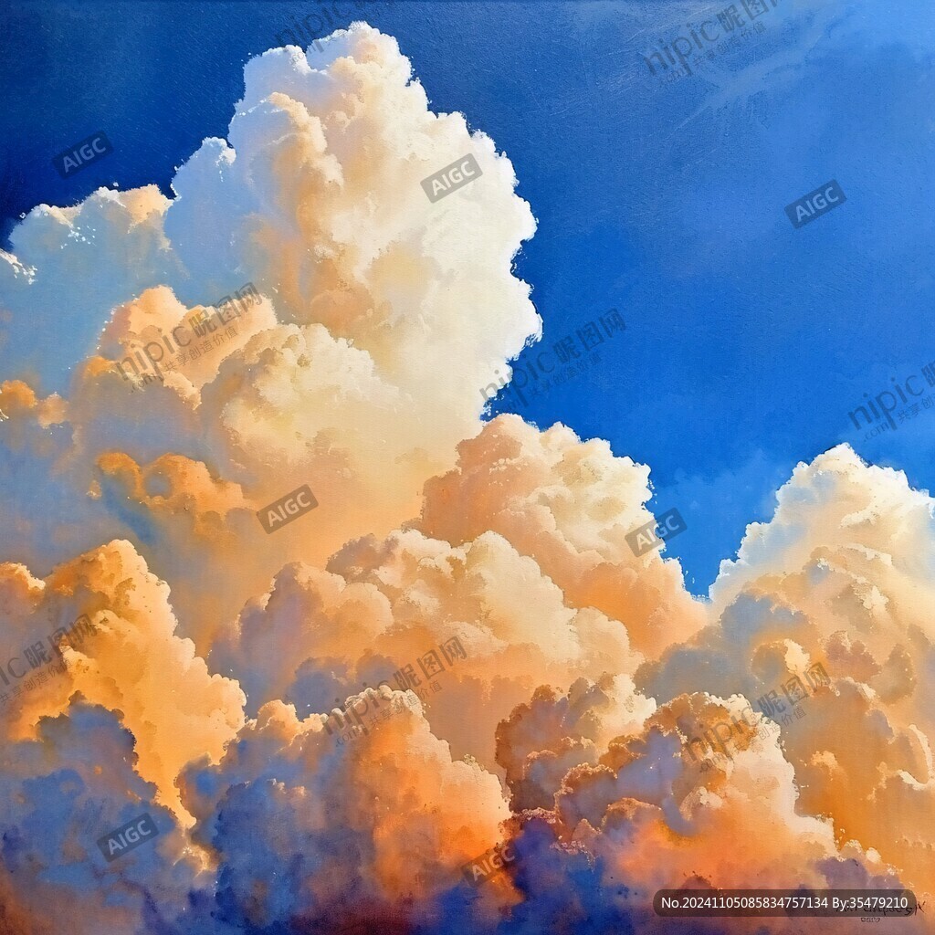 天空立体画