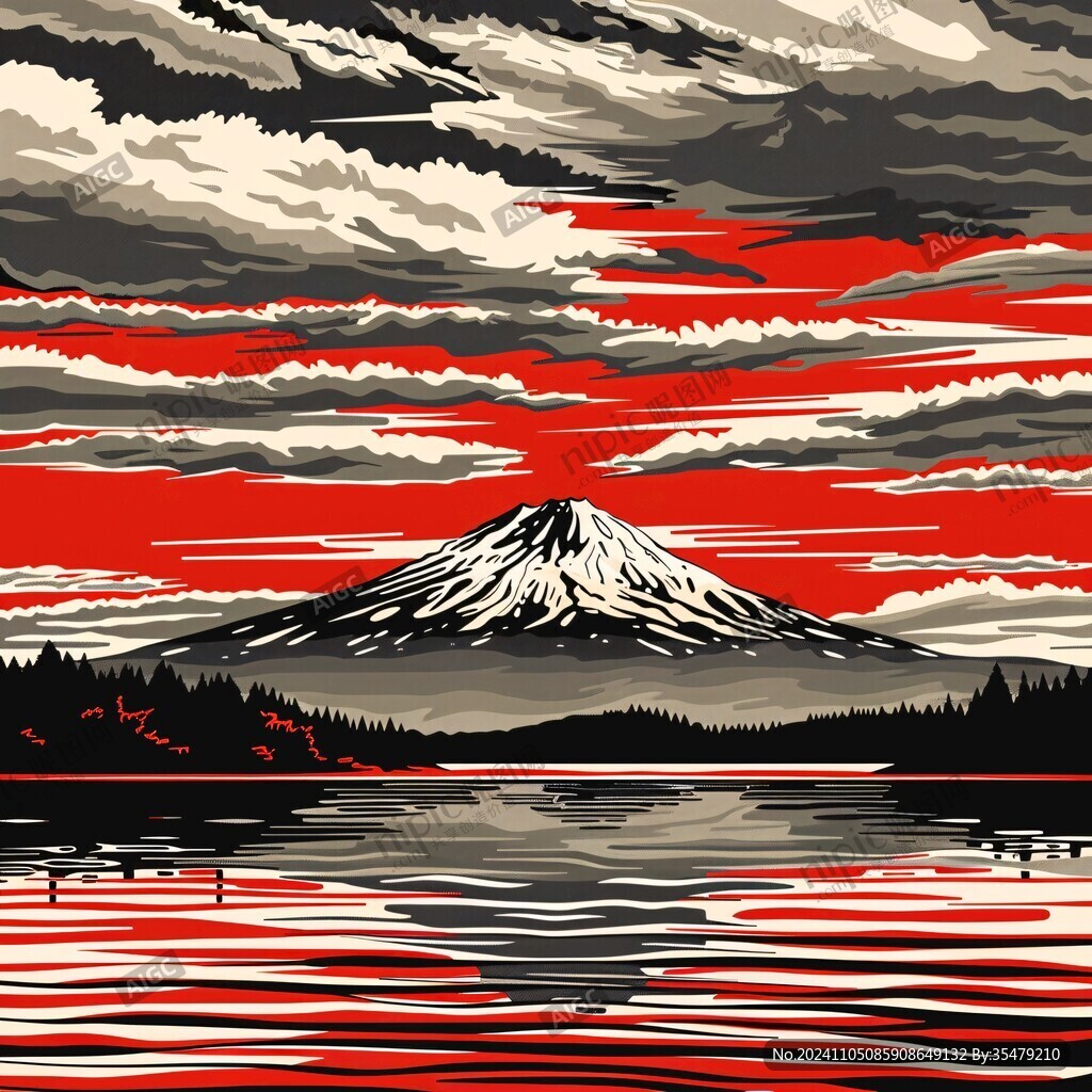 富士山浮世绘