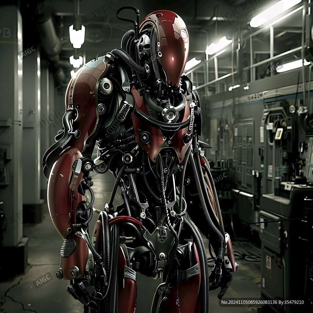 后现代机械科幻未来派