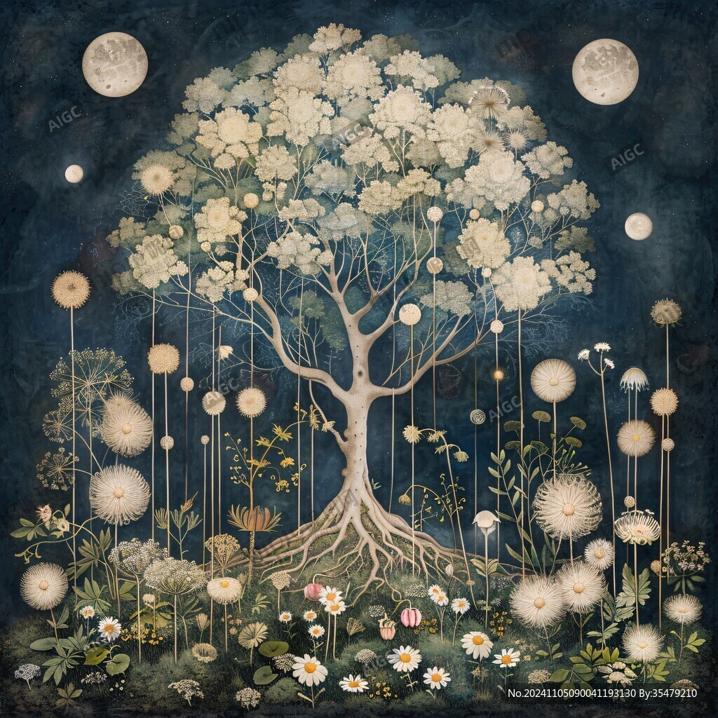 魔法森林插画