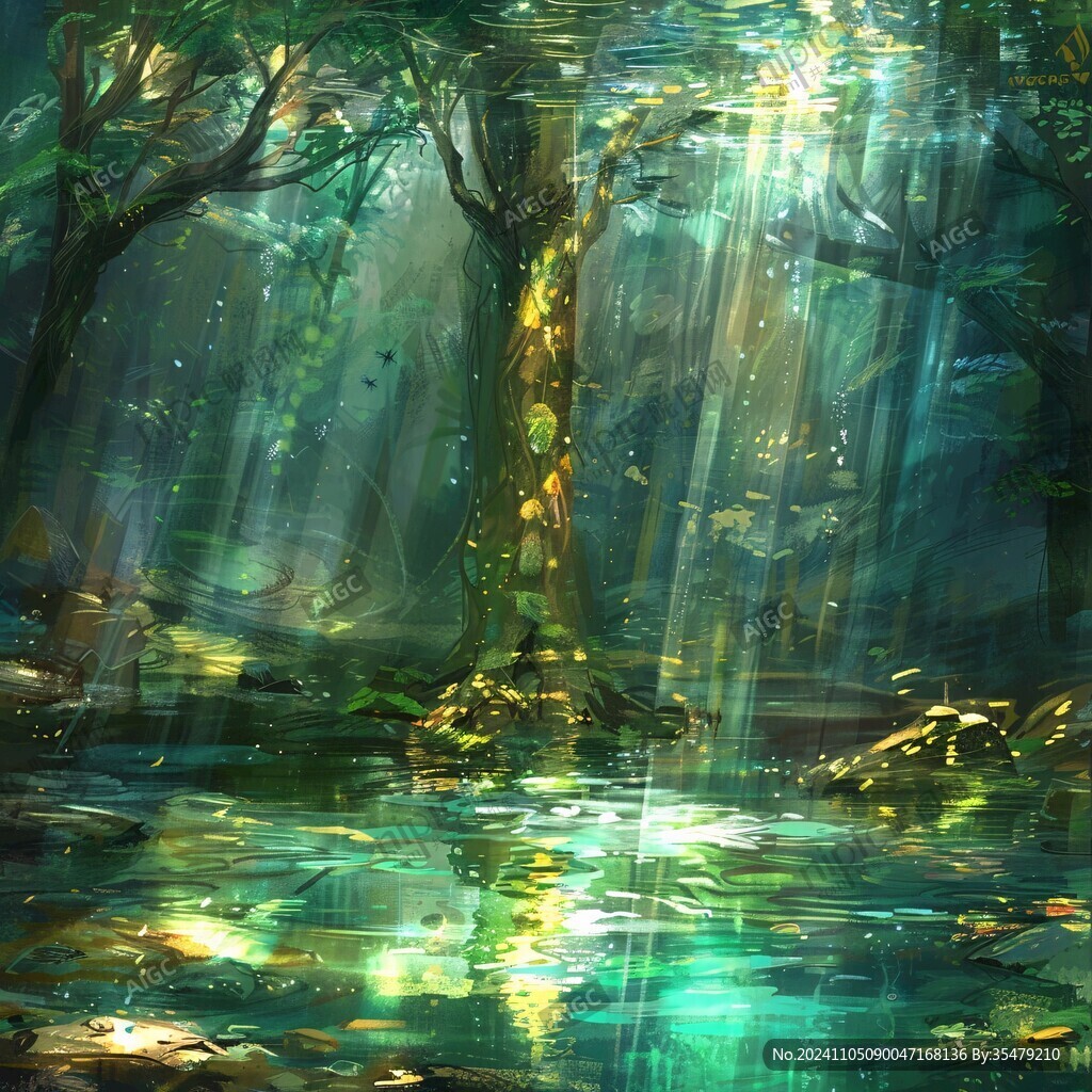 森系场景童话森林