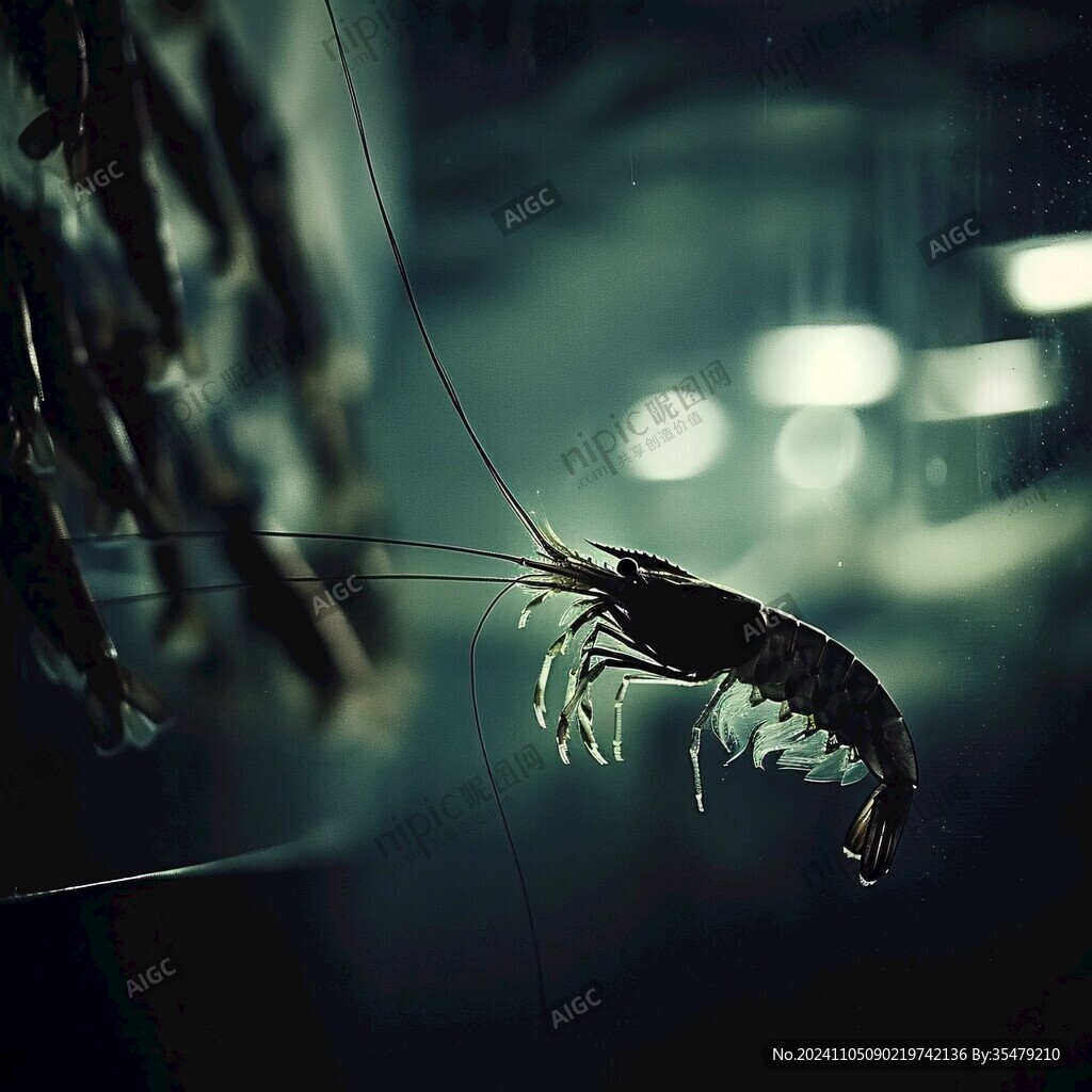 游来游去的虾