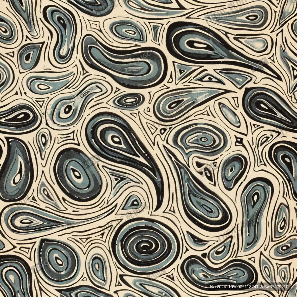 波纹装饰画