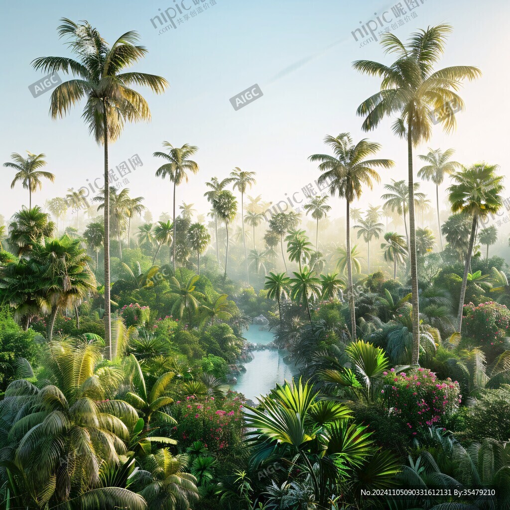 热带丛林风景