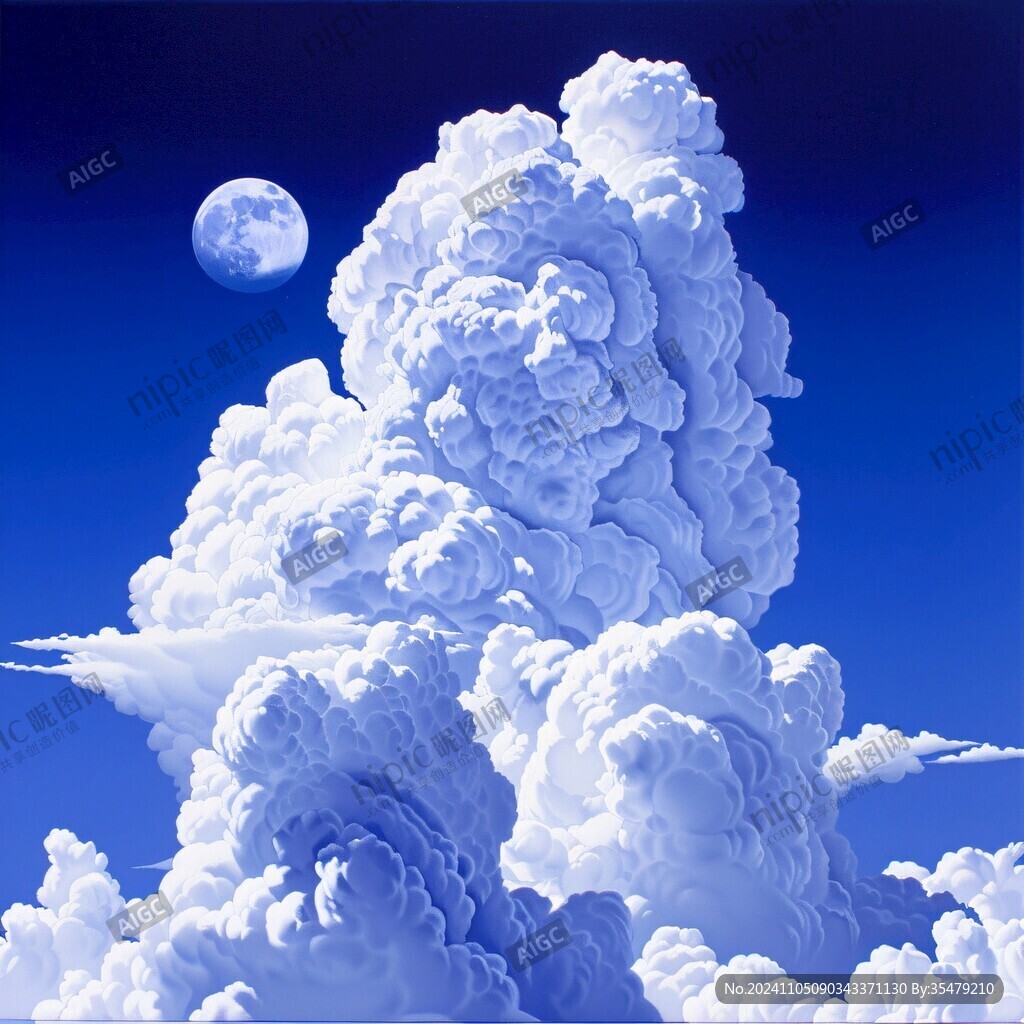天空立体画
