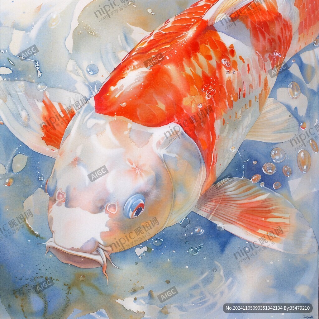 插画锦鲤