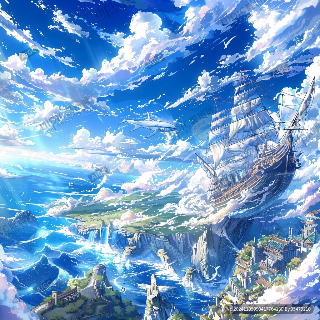 浮游岛天空之城