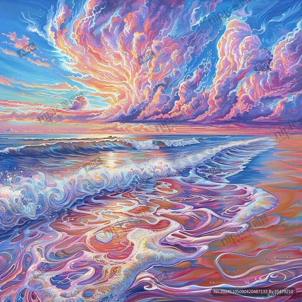 海洋流体画