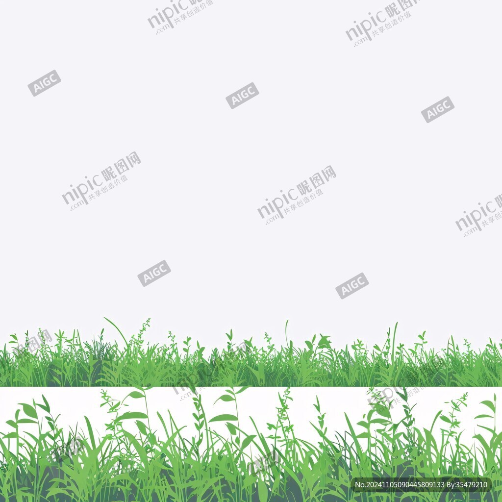 草丛插画