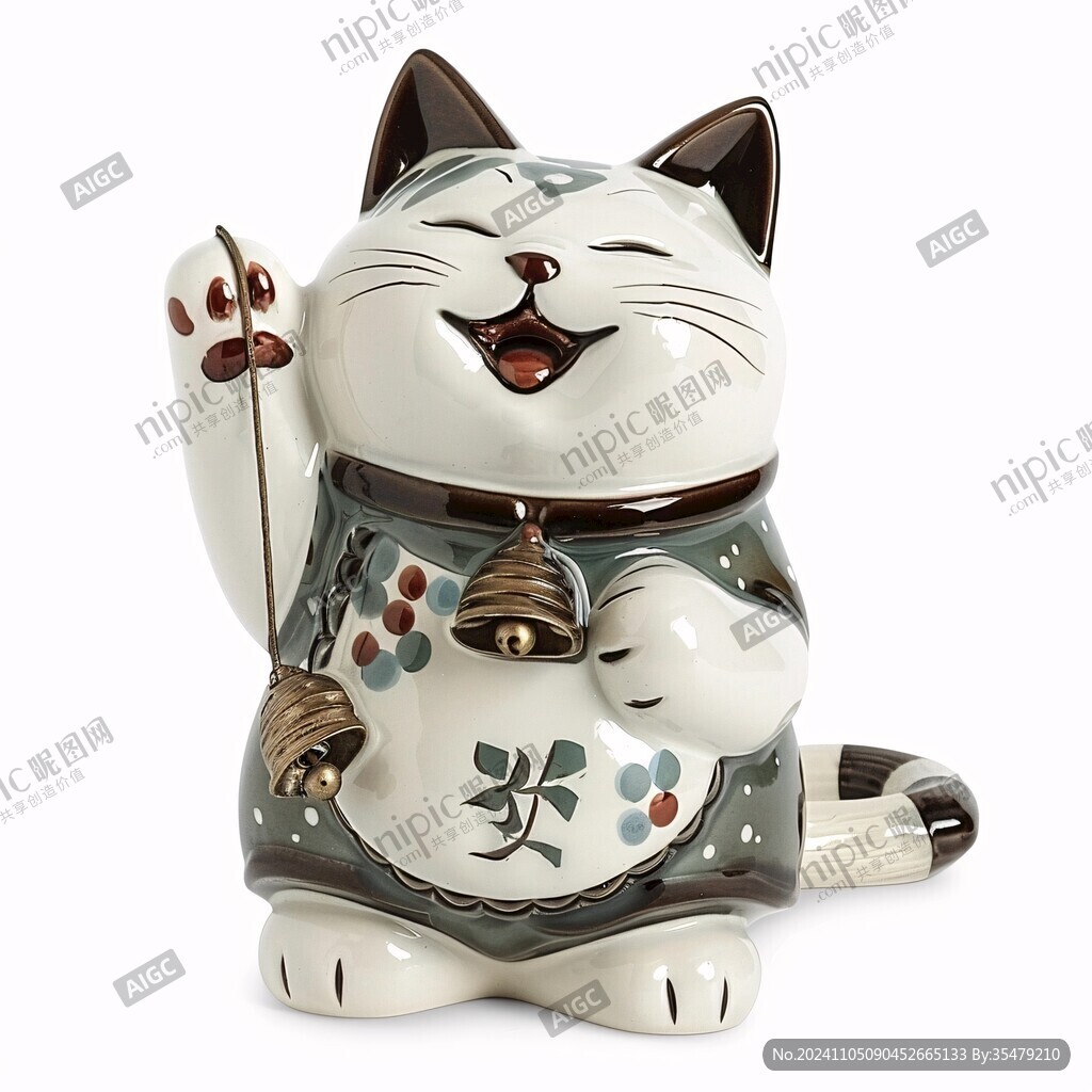 招财猫酒壶