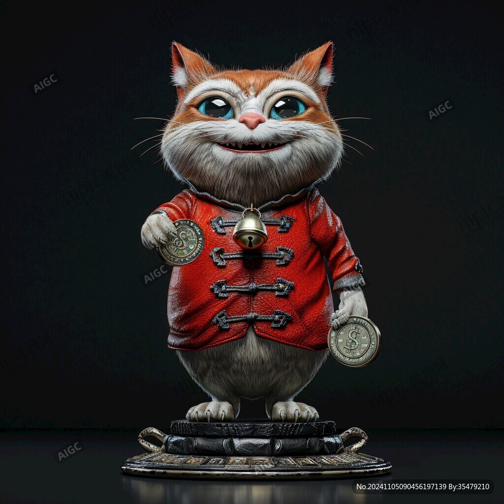 3d招财猫