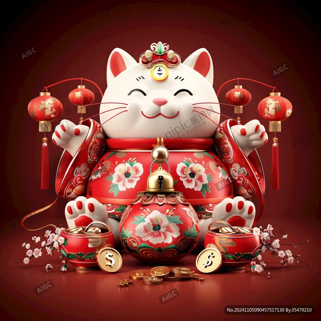 招财猫素材