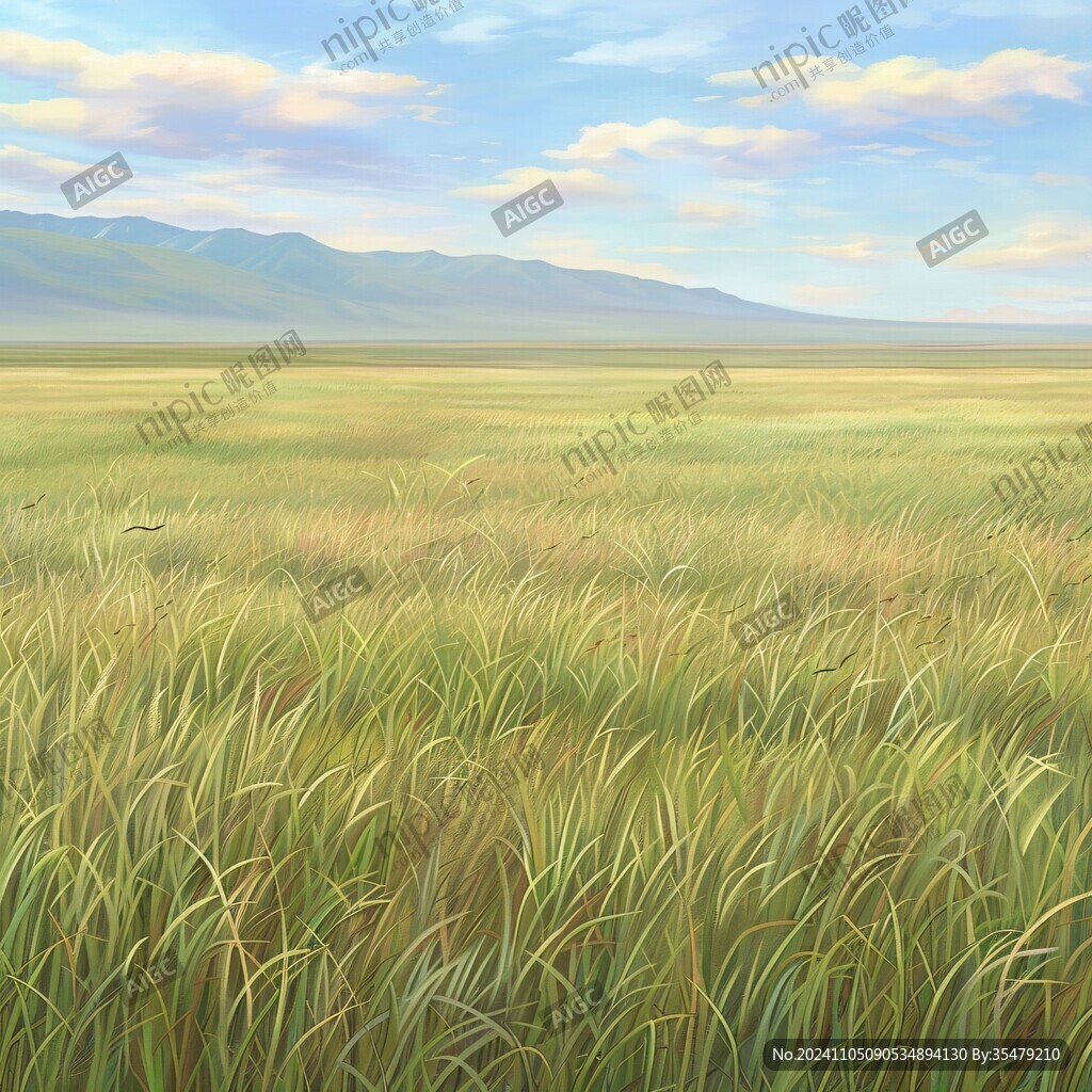 草地原画