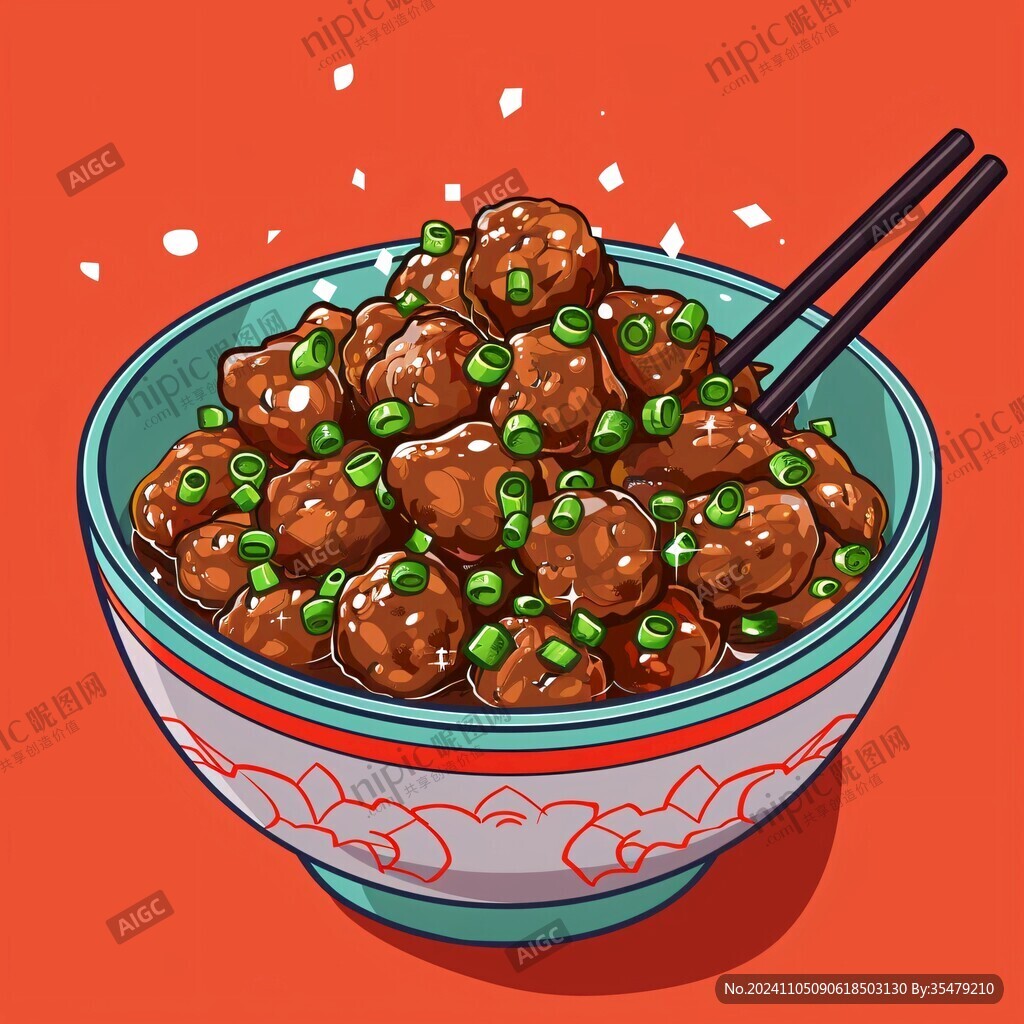 纳豆插画